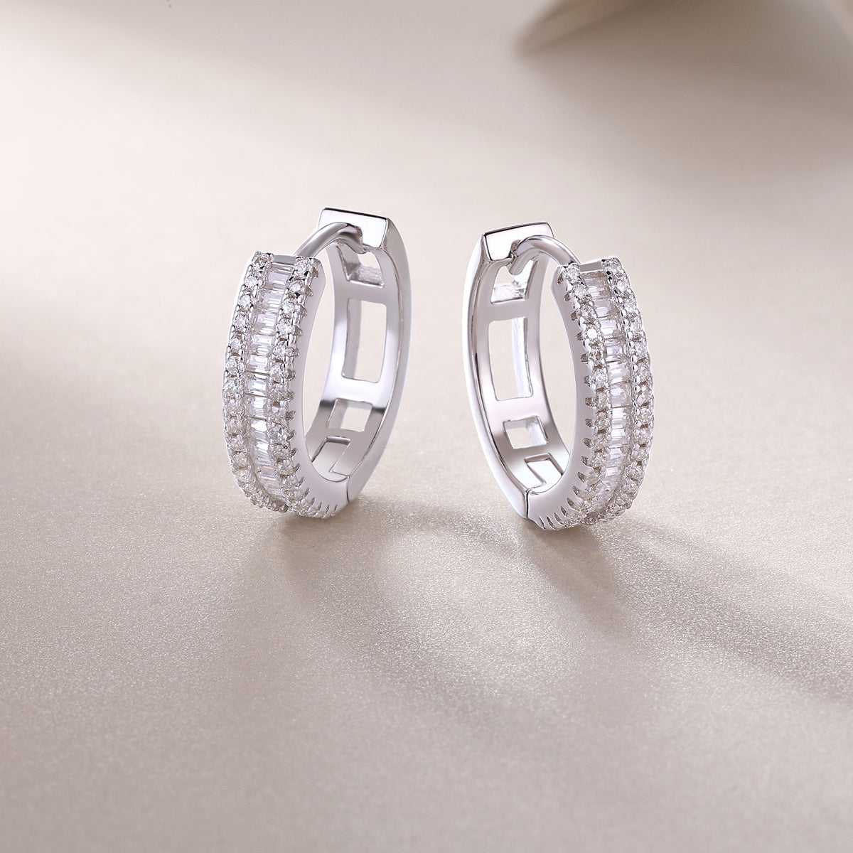 Starlit Weave Diamond Earrings