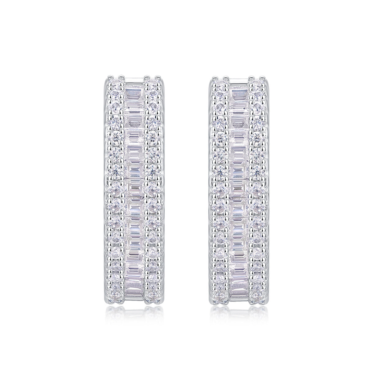 Starlit Weave Diamond Earrings
