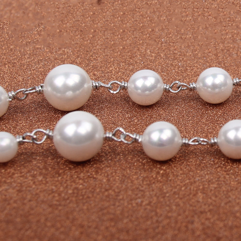 Poseidon Pearl necklace shell beads