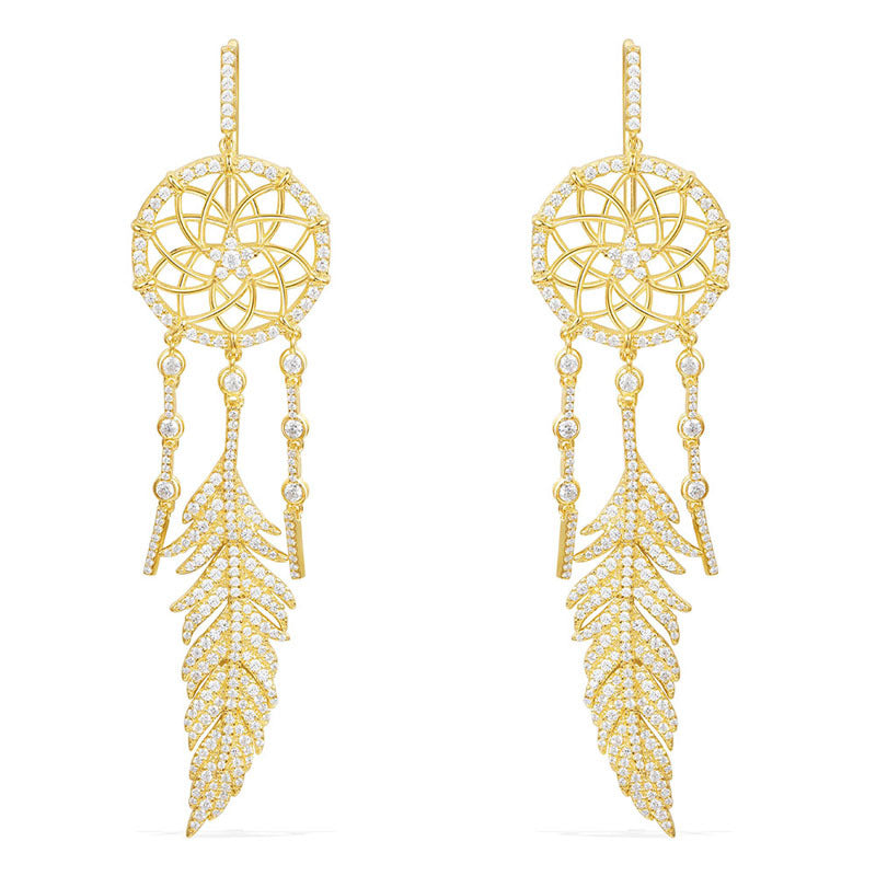 Dreamcatcher Diamond Earrings