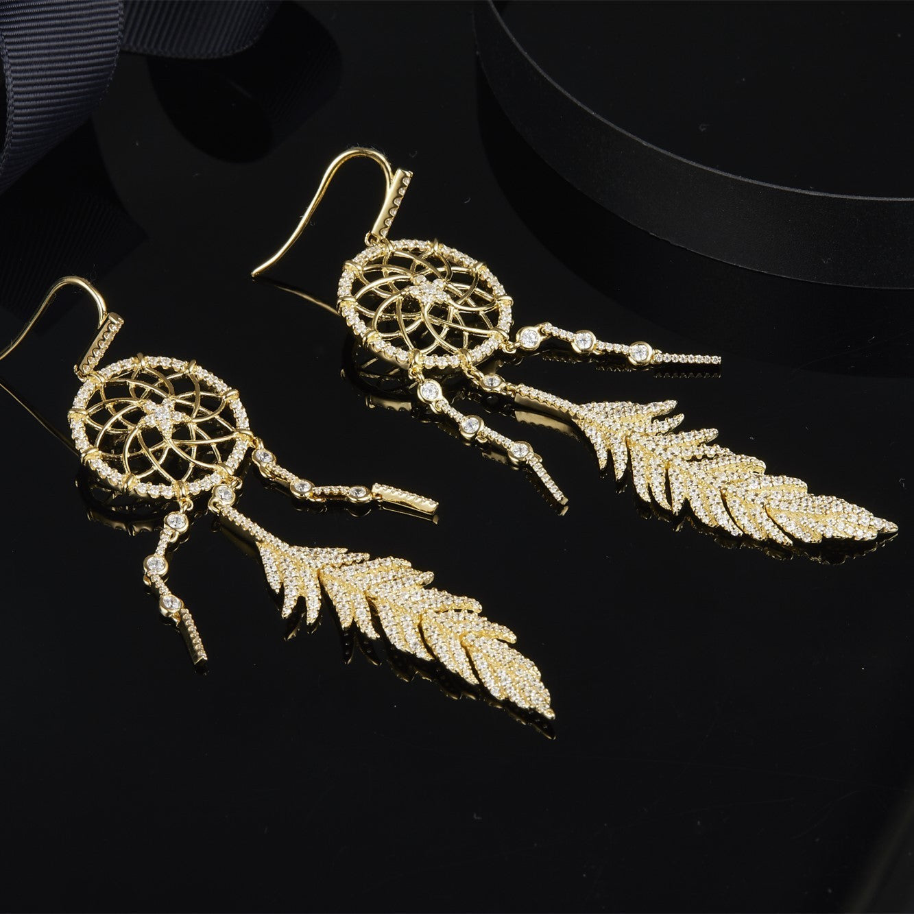 Dreamcatcher Diamond Earrings