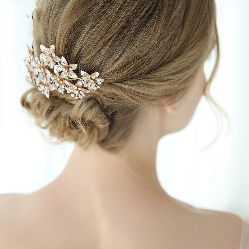 Glowing Flower Blossom Hair Comb