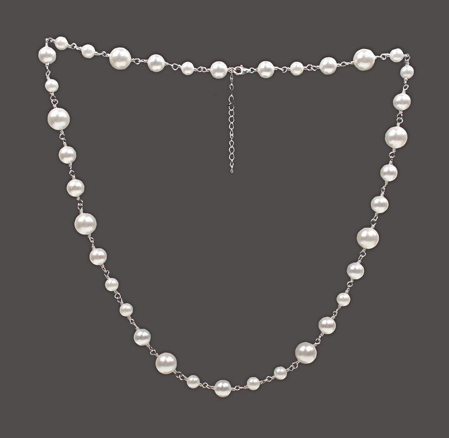 Poseidon Pearl necklace shell beads