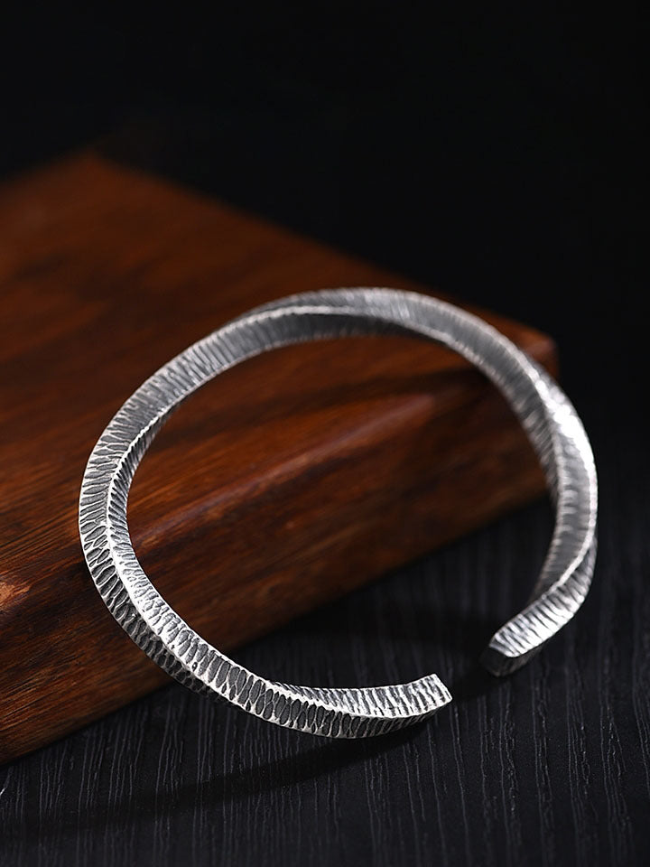 Mobius Silver Bracelet for Men