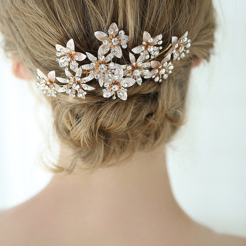 Glowing Flower Blossom Hair Comb