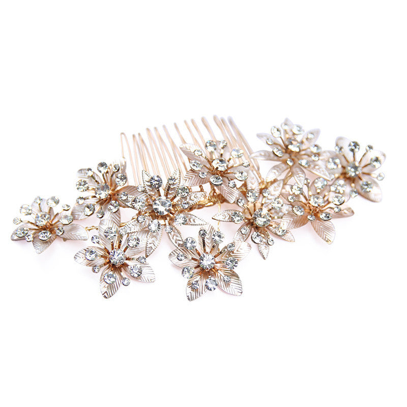 Glowing Flower Blossom Hair Comb
