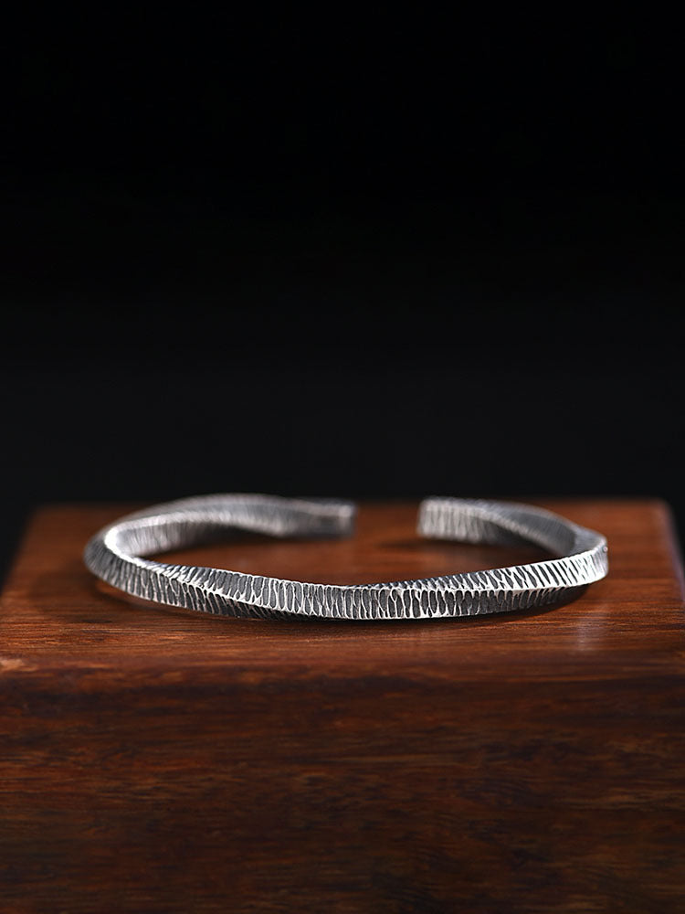 Mobius Silver Bracelet for Men