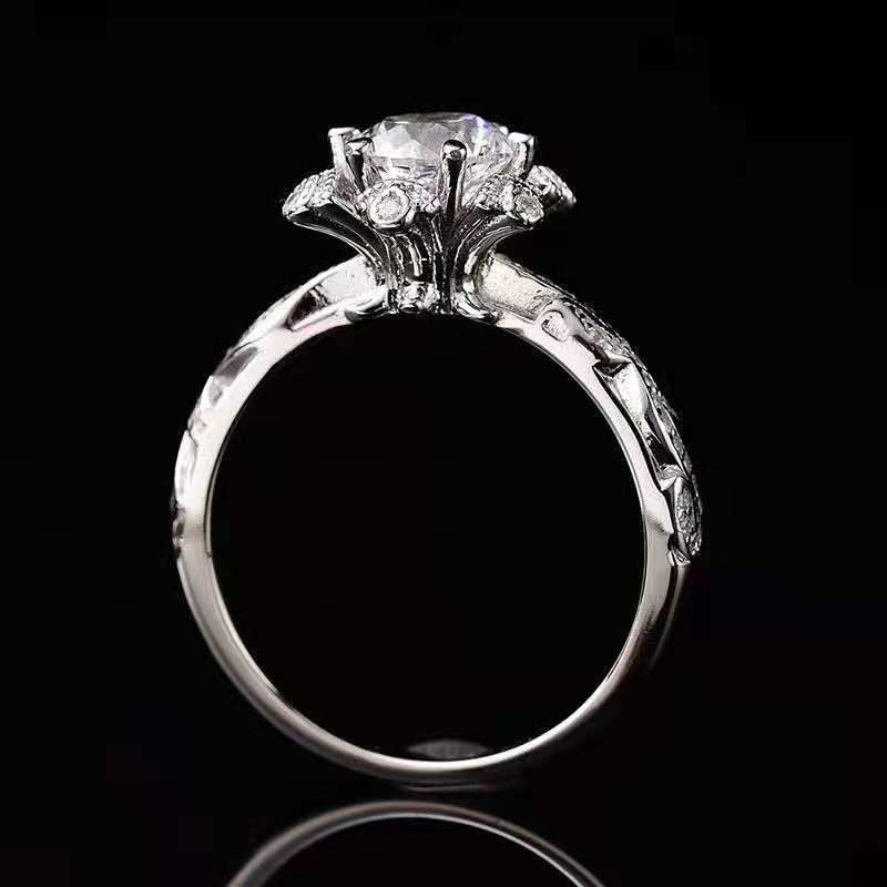 Romantic First Snow Diamond Ring