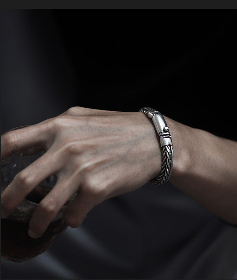 Armor Handmade Silver Bracelet