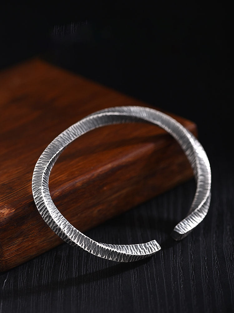 cool silver bracelet for men