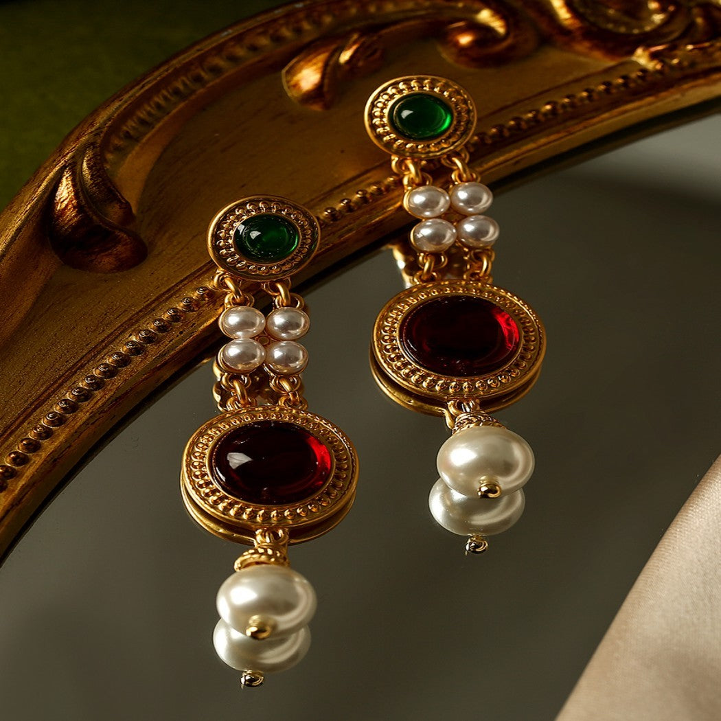 Ethereal Grace Pearl Earrings