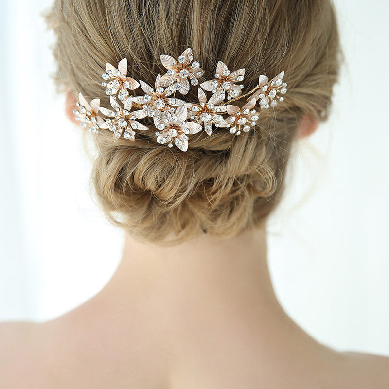 Glowing Flower Blossom Hair Comb