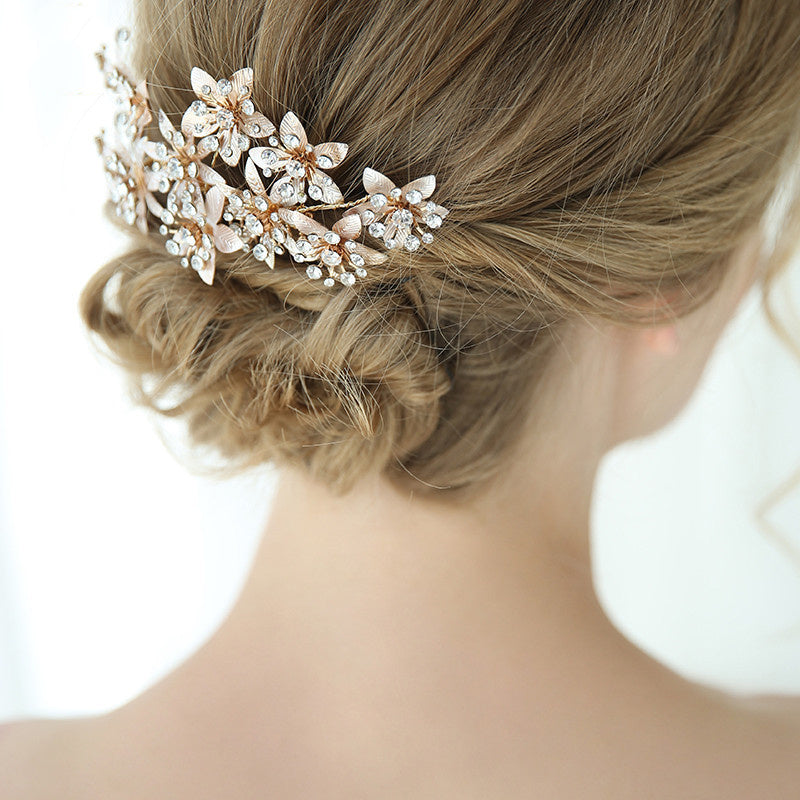 Glowing Flower Blossom Hair Comb