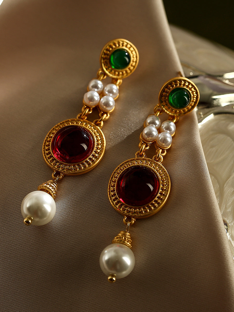 Ethereal Grace Pearl Earrings