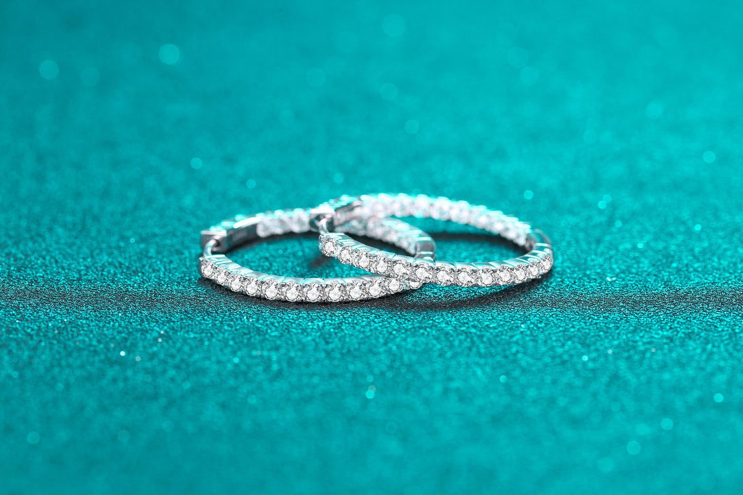 Olympian Diamond Loop Earrings