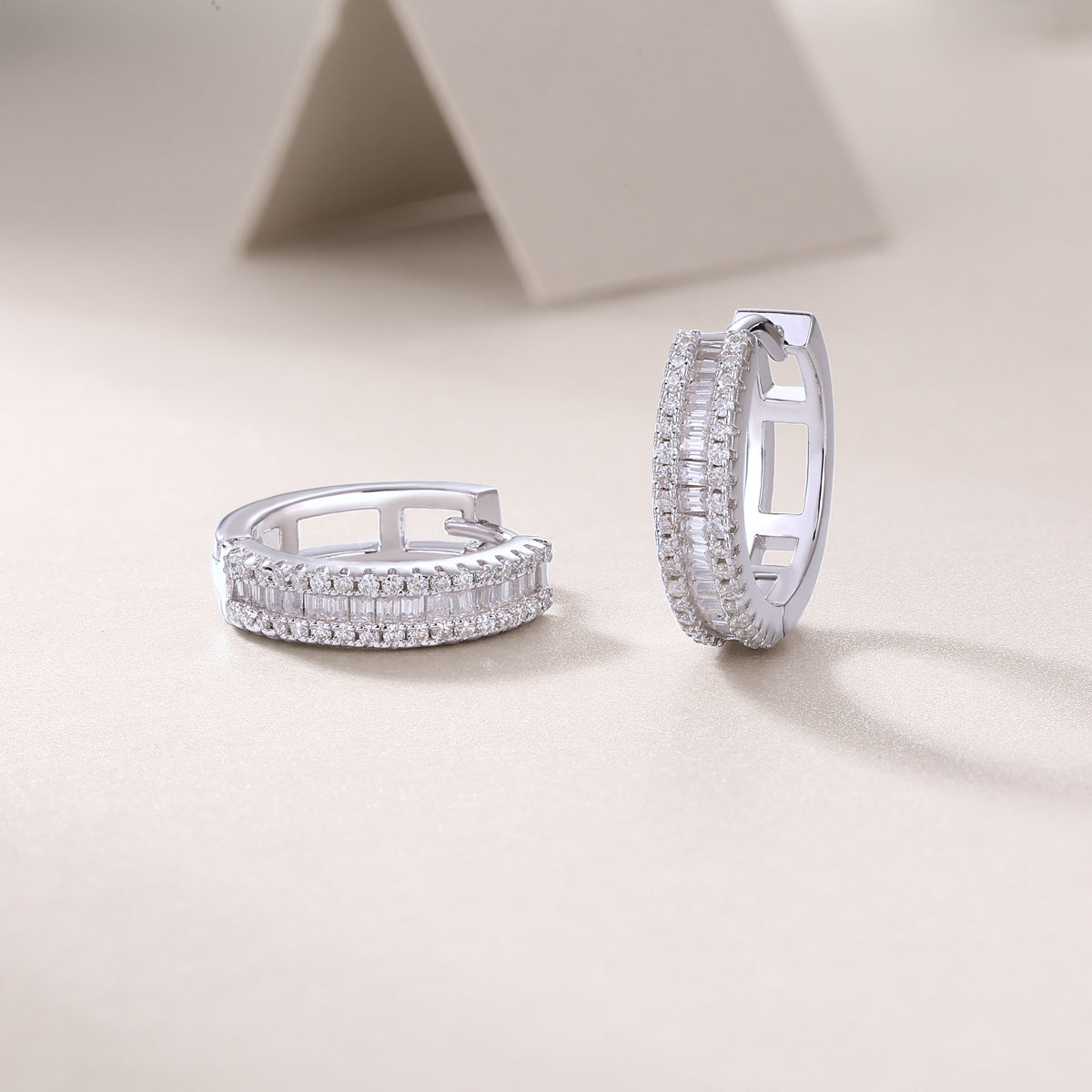 Starlit Weave Diamond Earrings