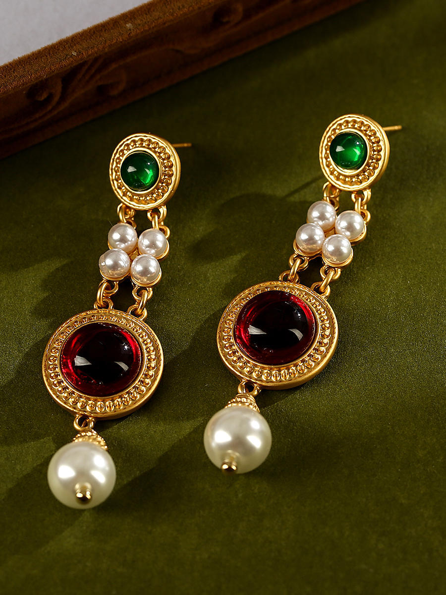 Ethereal Grace Pearl Earrings