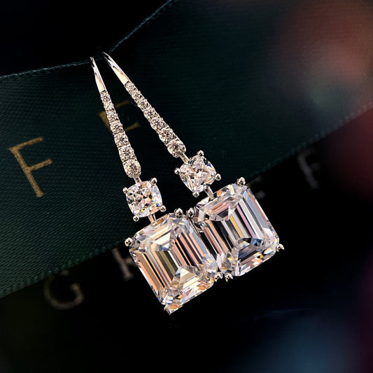 Grand Juliette Long Diamond Earrings