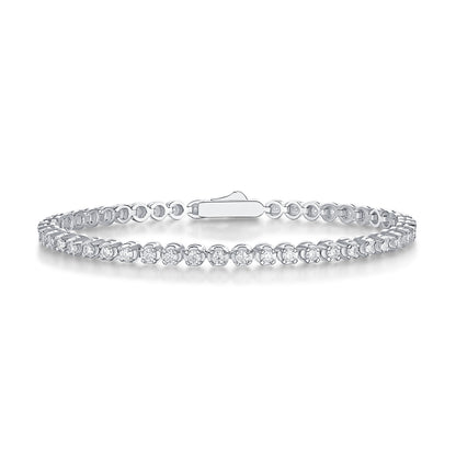 Starlight Moissanite Diamond S925 Silver Bracelet