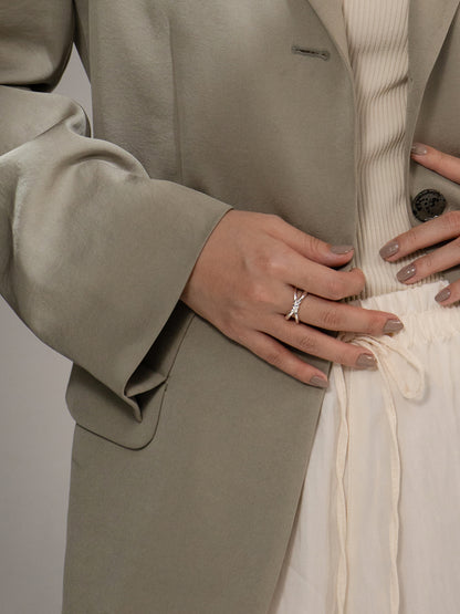 Tied in Elegance Knot Ring