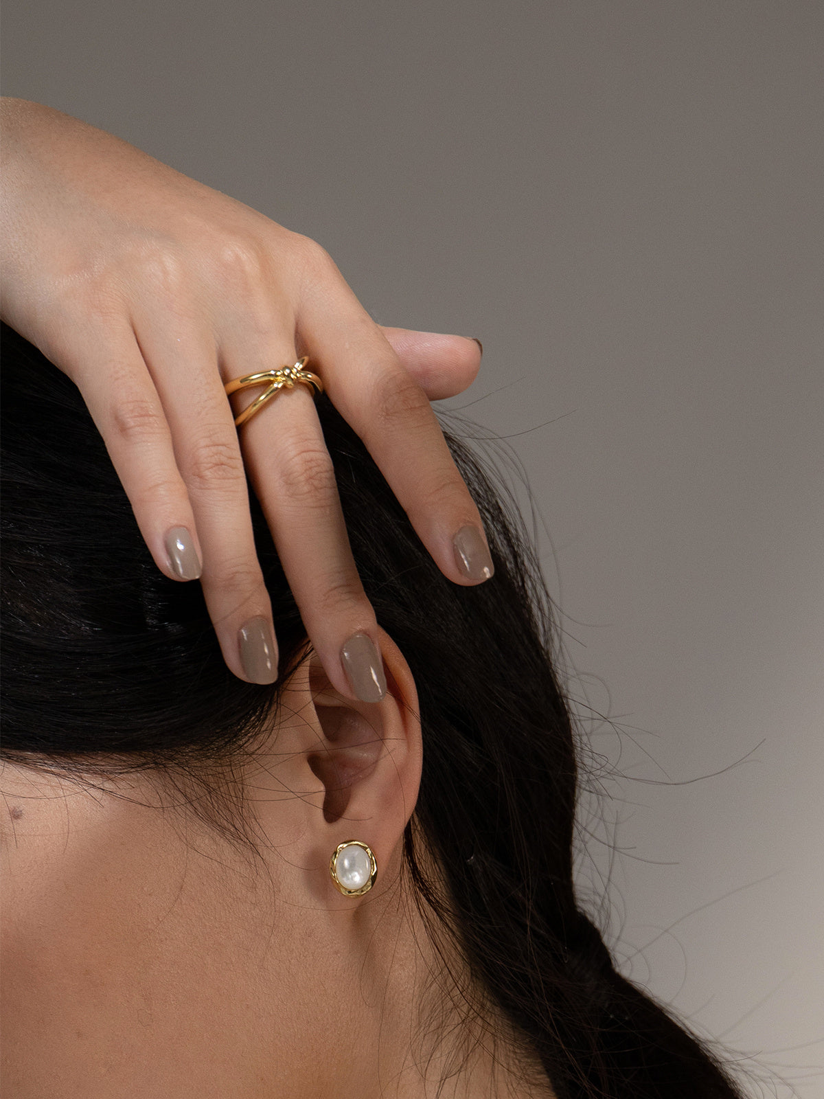 Tied in Elegance Knot Ring