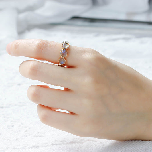 Golden Mirage Vintage Labradorite Ring