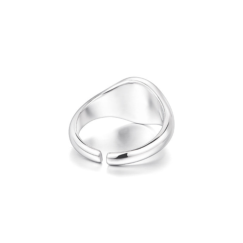 Edward Silver Diamond Ring