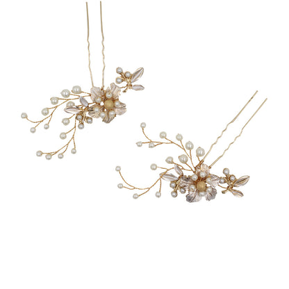 Sunlit Handmade Flower Hairpin