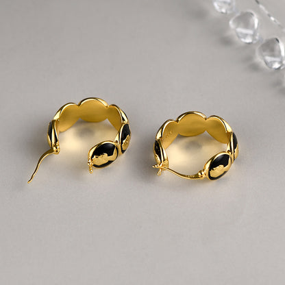Victorian Crest Queen Earrings