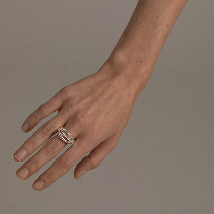 Endless Layers Four-line Ring