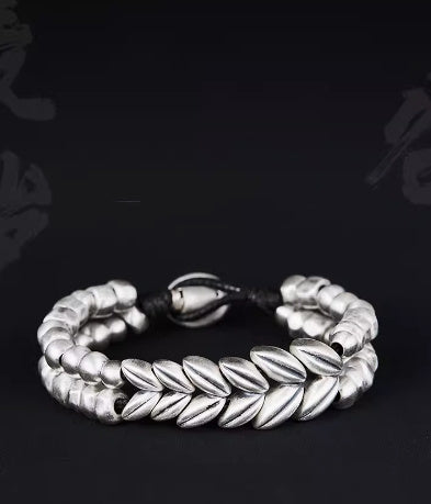 Wheat Bracelet Sterling Silver