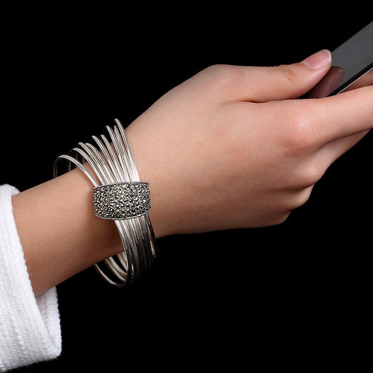 Vintage Multi-ring Bracelet