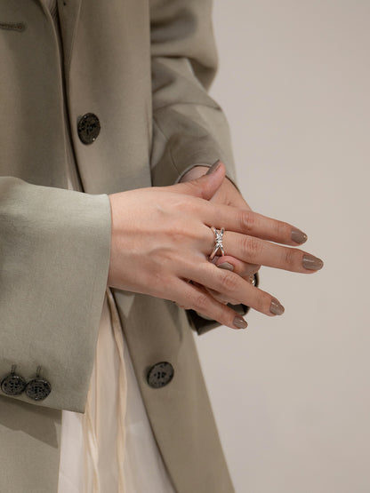 Tied in Elegance Knot Ring